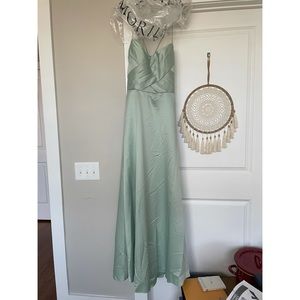 Morilee Sage Green Dress